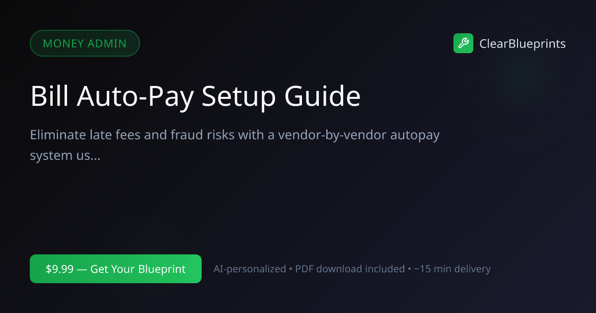Set Up Automatic Bill Pay | Senior-Friendly Guide